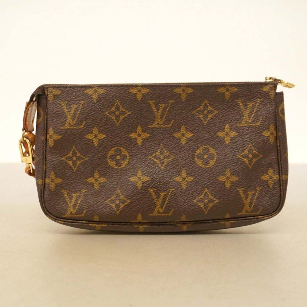 LOUIS VUITTON Brown Monogram Pochette Pouch - Picture 12 of 12